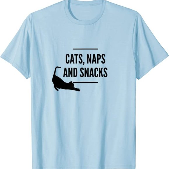 Tops - Cats, Naps & Snacks Tee Shirt